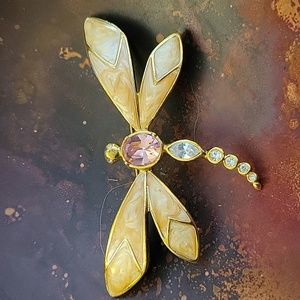 Avon dragonfly brooch vintage
